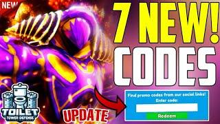 UPDATE TOILET TOWER CODES 2025 -TOILET TOWER DEFENSE CODES - CODES FOR TTD