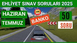 Ehliyet Sınav Soruları 2025 | Haziran, Temmuz Çıkmış Ehliyet Sorularını Çöz