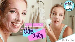 GIVEAWAY + 70% OFF CODE! Duvolle Spin Brush (Radiance Spin Care System) Review + Skin Care Routine