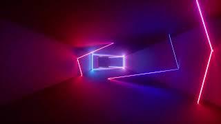 Ghost Neon Tunnel | 10 Hour Loop Video | Screen Saver | Smooth Transition |