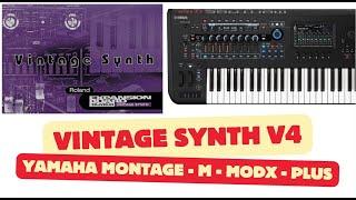 VINTAGE SYNTH VOL.4 (40 new sounds) | YAMAHA MONTAGE / M / MODX / PLUS | SOUND LIBRARY