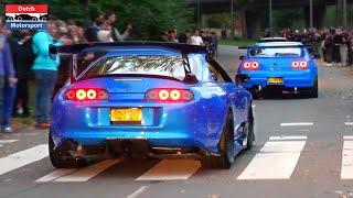 Modified Cars leaving Car Show! - Skyline GTR, Aventador SVJ, E46 Turbo, BRABUS 900 G63, Supra,...