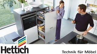 Beautiful and intelligent kitchens with InnoTech drawers and Sensys hinges from Hettich