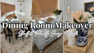 SPRING DINING ROOM MAKEOVER | Budget Friendly Refresh!