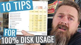 100% Disk Usage 10 Tips for Windows 10