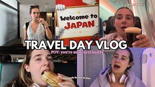 Travel Vlog: Leeds to Japan, 14 hour flight OMG! airport vlog, food + solo travel anxiety