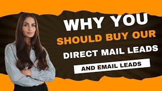 Why You Should Buy Our Direct Mail Leads And Email Leads