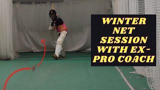 Net Session With Ex-Professional Coach | Winter Nets | Precise Cricket