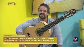 Músico goiano vem a SC mostrar todo o seu talento no violão de sete cordas