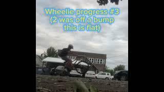 Wheelie progress 3! #shorts #sebikes #wheelie #bike