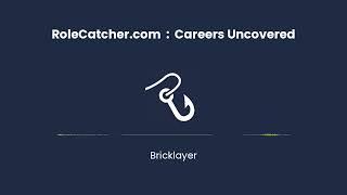 Bricklayer : Careers Uncovered