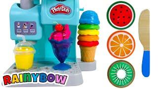 Pretend Play Toy Kitchen | Create & Make Play Doh Ice Creams