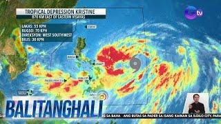 Wind signal no. 1, itinaas sa ilang lugar dahil sa Bagyong #KristinePH...| Balitanghali