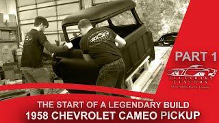 Legendary Customs Project REWIND! ↩ 1958 Chevy Cameo "The Mistress"  Part 1