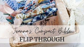 Jeanna’s Compact Bible Flip Through | Bible Journaling