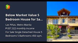 Below Market Value 5 Bedroom House for Sale in Portofino Heights Daang Hari Road, Las Pinas City