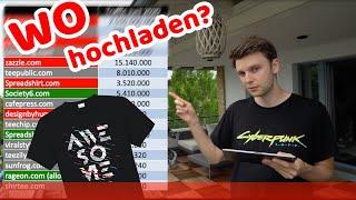 T Shirt Business Portale Juni 2020 im Vergleich - Upload Tipps zu Spreadshirt und Merch by Amazon