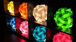 Подвесной светильник Puzzle Lamp. Потолочный подвесной абажур в интерьер.