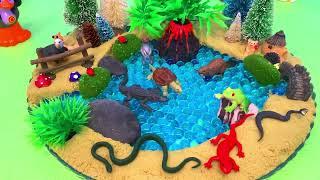 Guess the River Animal Toy with Riddle Rhyme for Kids