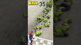 Power Test Super Hero Vs Hulk #gta5 #gaming #shorts #short #gtaworld