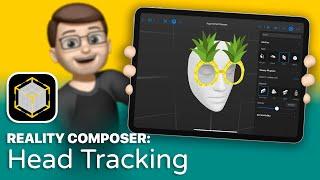 How to use Reality Composer to create Augmented Reality scenes that include Face Tracking