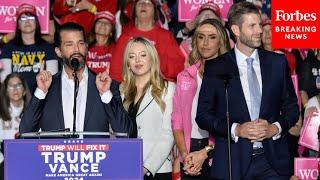 WATCH: Lara, Eric, Tiffany, & Donald Trump Jr. Speak At Final Trump Rally In Grand Rapids, Michigan