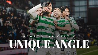 Unique Angle | Hearts 1-4 Celtic | Goals from Kühn, Kyogo & an Idah double earn all 3 points!