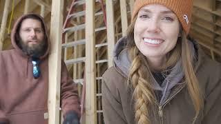 Framing Cabin + New Twin Lambs | Winter Off Grid