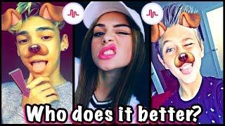 Best Transitions Musical.ly Challenge | Who Does It Better? Top Musically Challenge