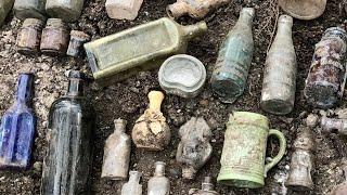 PARANORMAL ACTIVITY CAPTURED WHILE DIGGING FOR BOTTLES plus AMAZING FINDS