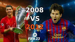 Роналду 2008 vs Месси 2012 в FIFA 23 — Кто Круче?  Битва Легенд!