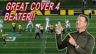 Learn How to Beat Cover 4 With This Play Design by Nevada Coach Jay Norvell.