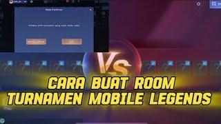 Tutorial Bikin Room turnamen mobile legends 2023 ! Gampang Banget