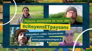 Faisons entendre la voix des citoyens et paysans