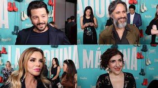 Diego Luna, Gael García Bernal y Lucía Méndez presentaron su nueva serie “La Máquina”