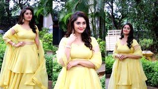 Actress Surbhi at DD Returns Bhutala Bangla Movie Promotions | Gulte.com