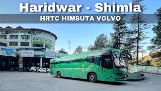 Haridwar To shimla In HRTC Himsuta Volvo Bus