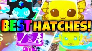 20 Best SHINY,RAINBOW And GOLDEN Titanic hatches EVER!!-Pet Simulator 99