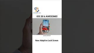 iOS 26 Hands On, New Adaptive Screen Lock #shorts