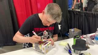 David Howard Thornton signing for me at Silver Scream Con  in Worcester, MA on 9/13/2024.