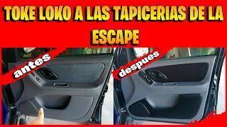  COMO TAPIZAR LAS  PUERTAS DE TU CARRO FACIL Y BARATO