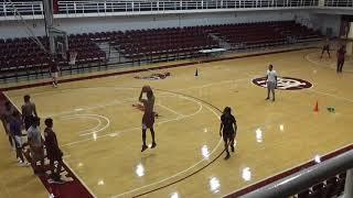 College Basketball Guard Team Skill Workout