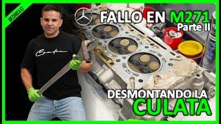 How to DISASSEMBLE the M271 CYLINDER HEAD | Do VALVE SEATS fail?