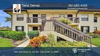 Dana Demos Realtor, Coldwell Banker- 7094 Golf Colony Ct #201, Lake Worth, FL