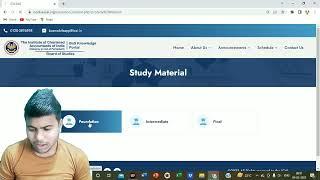 ICAI Study Material kaise download kare 2023