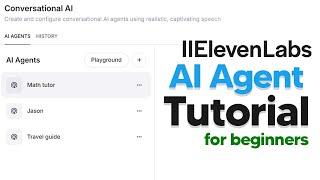 How To Use Ellevenlabs AI Agent (Conversational AI Agent Tutorial)