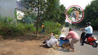 Neighbors and security guard DON'T LIKE us cleaning this sidewalk? But the ending is surprising