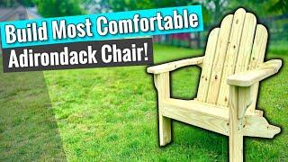 DIY Adirondack Chair Build! - Easy & Affordable with Free Plans!