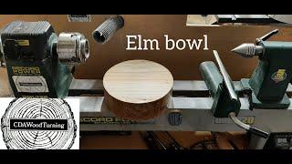 Woodturning | Elm Bowl | Woodwax Finish