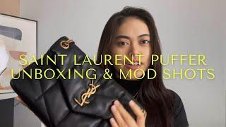 SAINT LAURENT Small Puffer  | Unboxing & Mod Shots